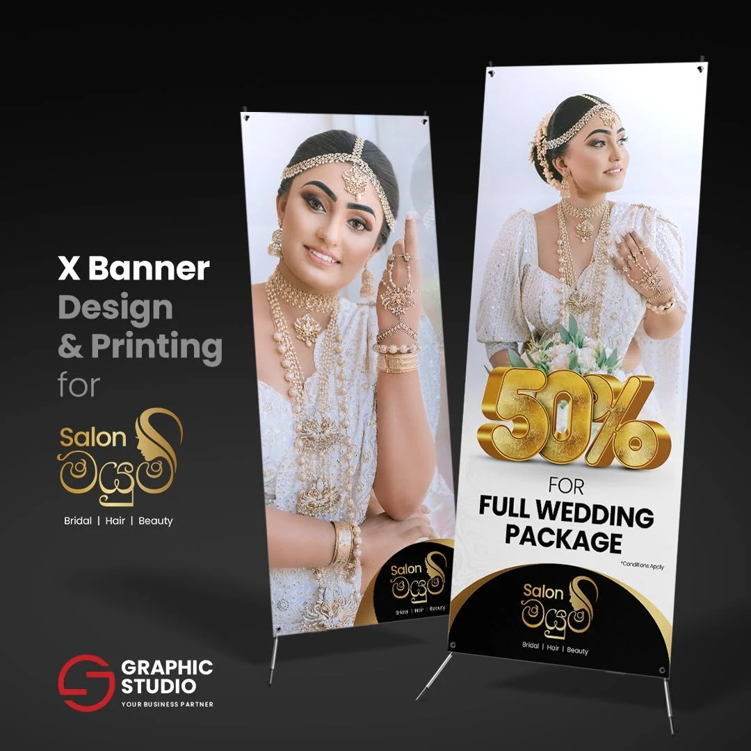 Salon X-Banner Design